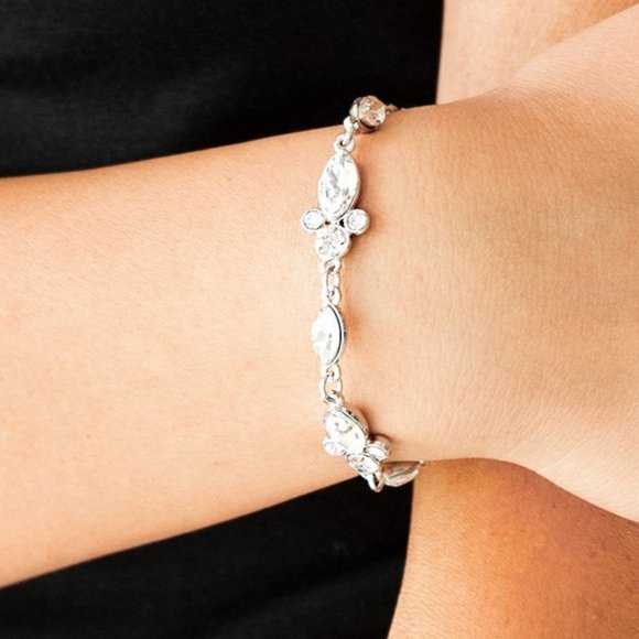 At Any Cost White Bracelet - Picture 1 of 2